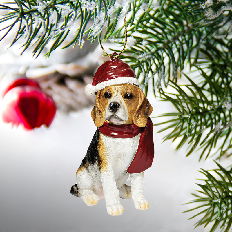 Dog christmas decoration best sale